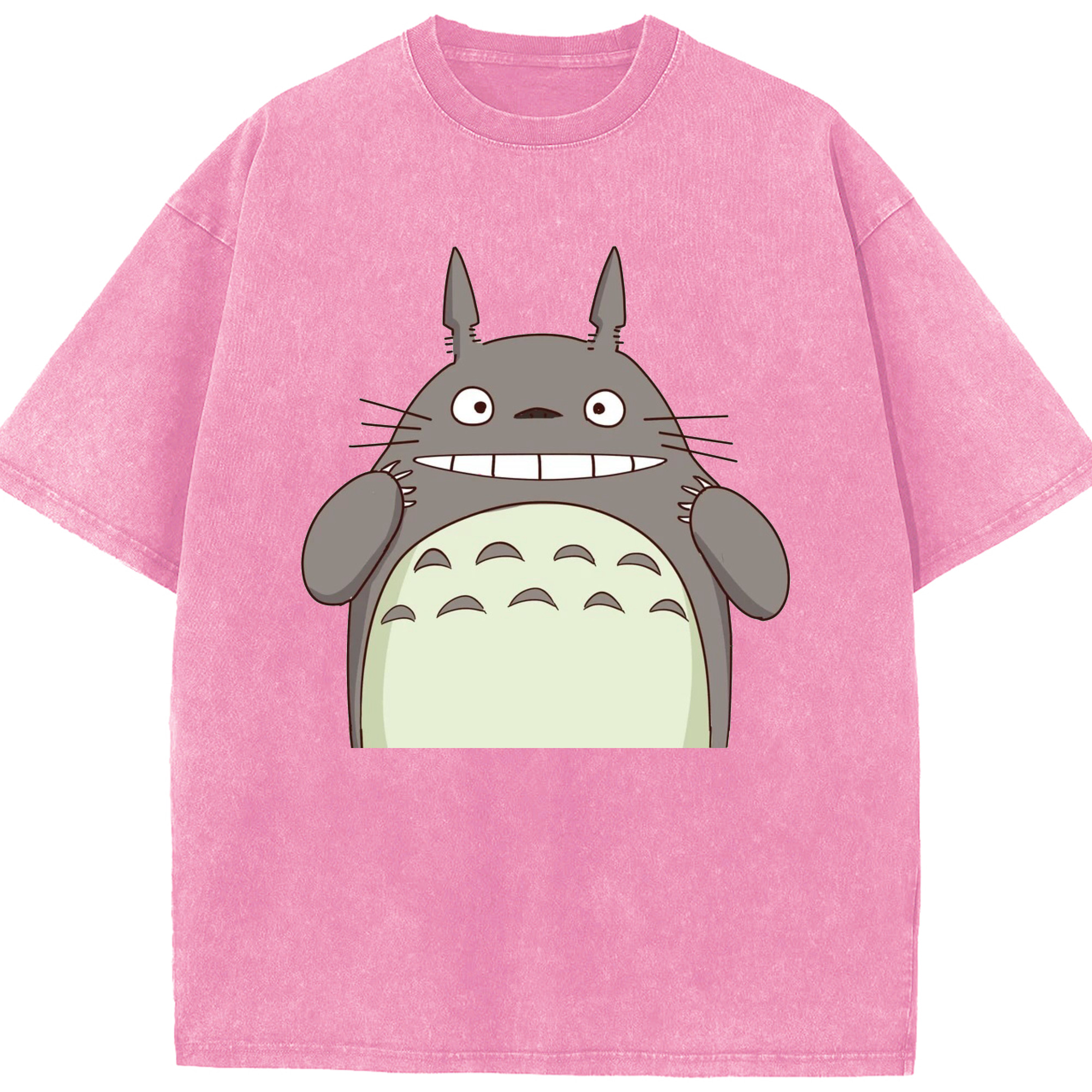（画像用） となりのトトロ 草壁メイ 草壁サツキ My Neighbor Totoro Satsuki Kusakabe Mei Kusakabe 綿100% ヴィンテージ風 半袖Tシャツ（フロントプリント）
